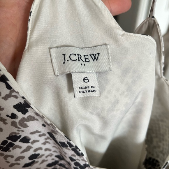 Snake print J Crew tank, size 6 - Picture 2 of 4